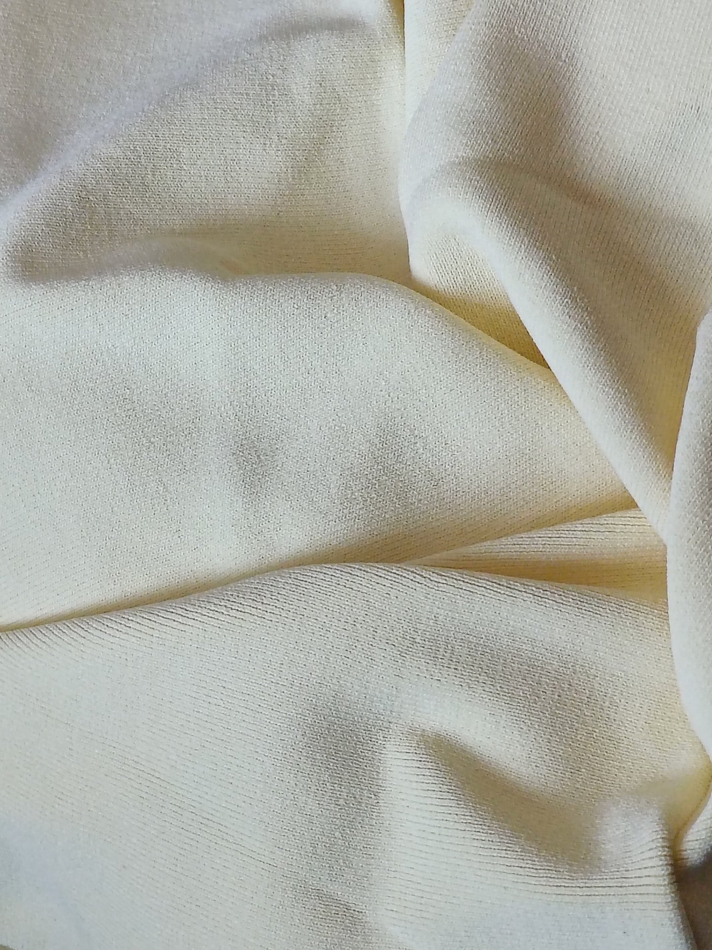 Azzurro jurk; fijngebreide midi jurk - Geel (Butter yellow)