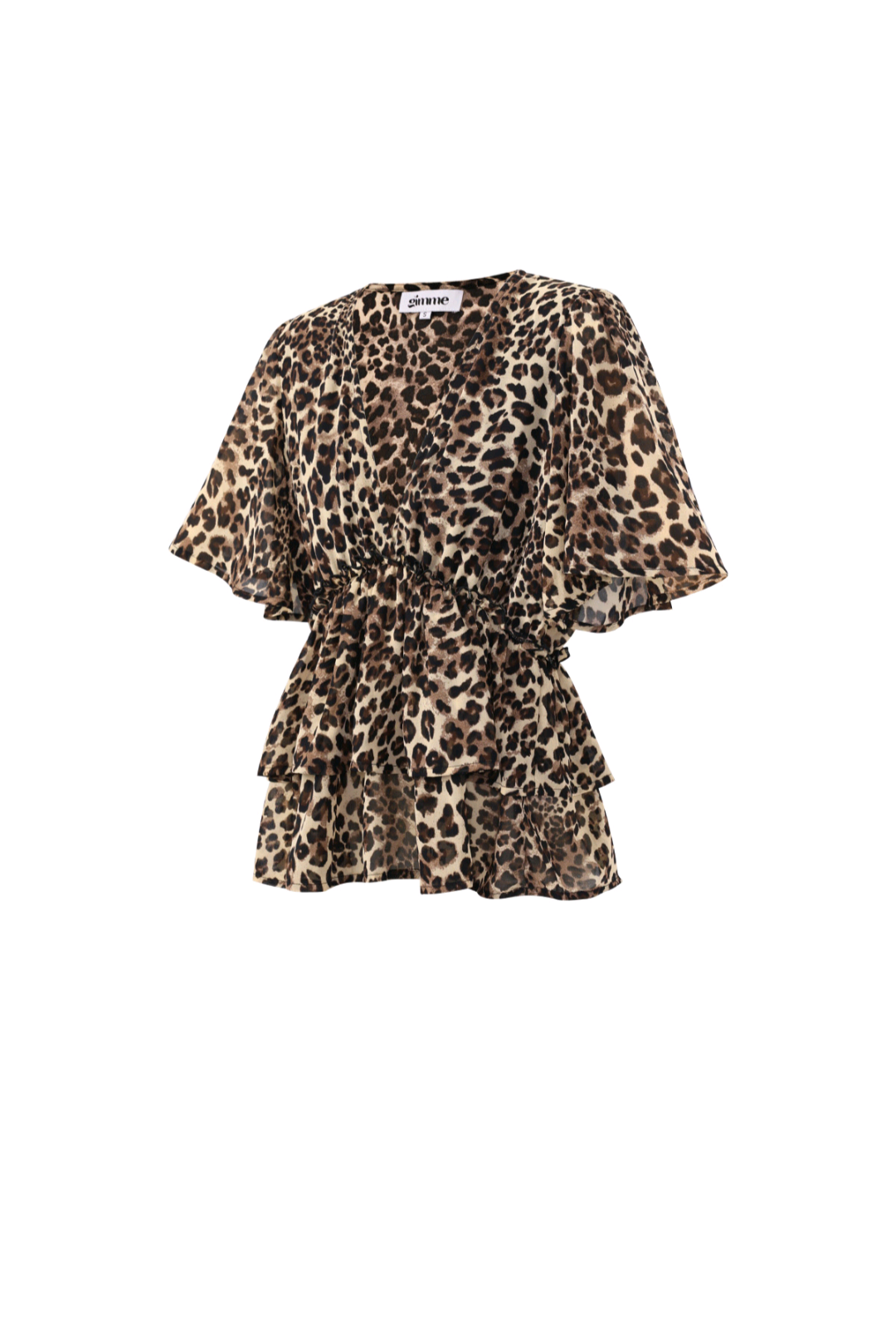 Festival outfit - Panterprint topje dames; Gimme