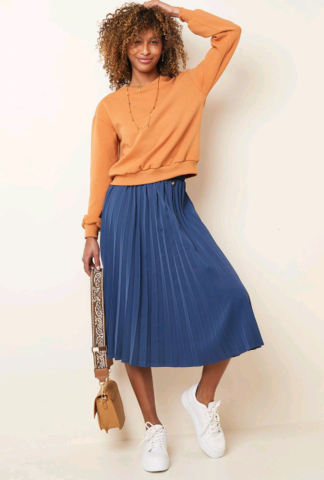 Trixy - Dames plissé rok - Paars | Rock that Skirt collectie