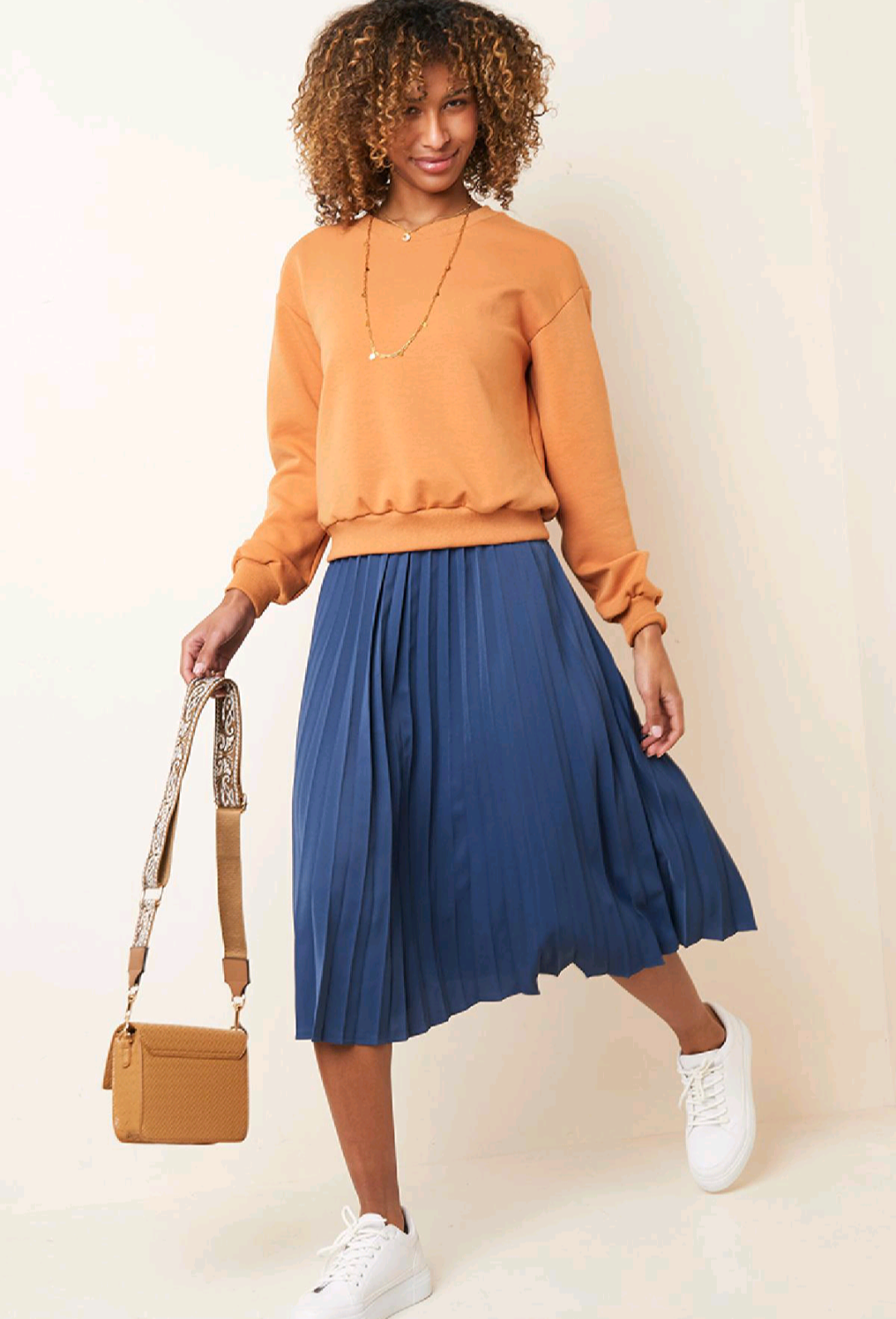 Trixy - Dames plissé rok - Paars | Rock that Skirt collectie