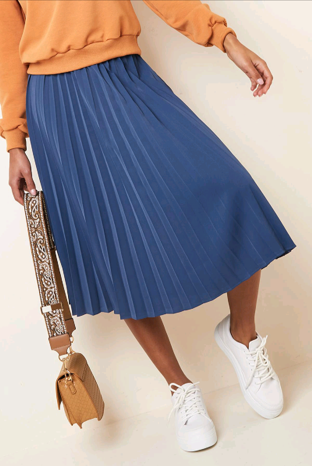 Trixy - Dames plissé rok - Paars | Rock that Skirt collectie
