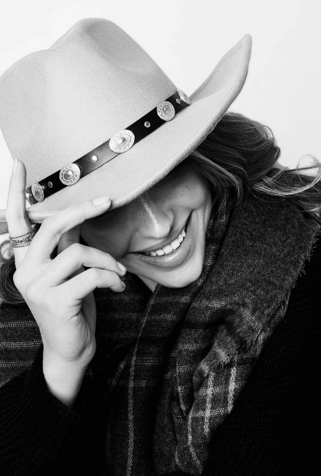 Western look fedorahoed fedora hoed dames