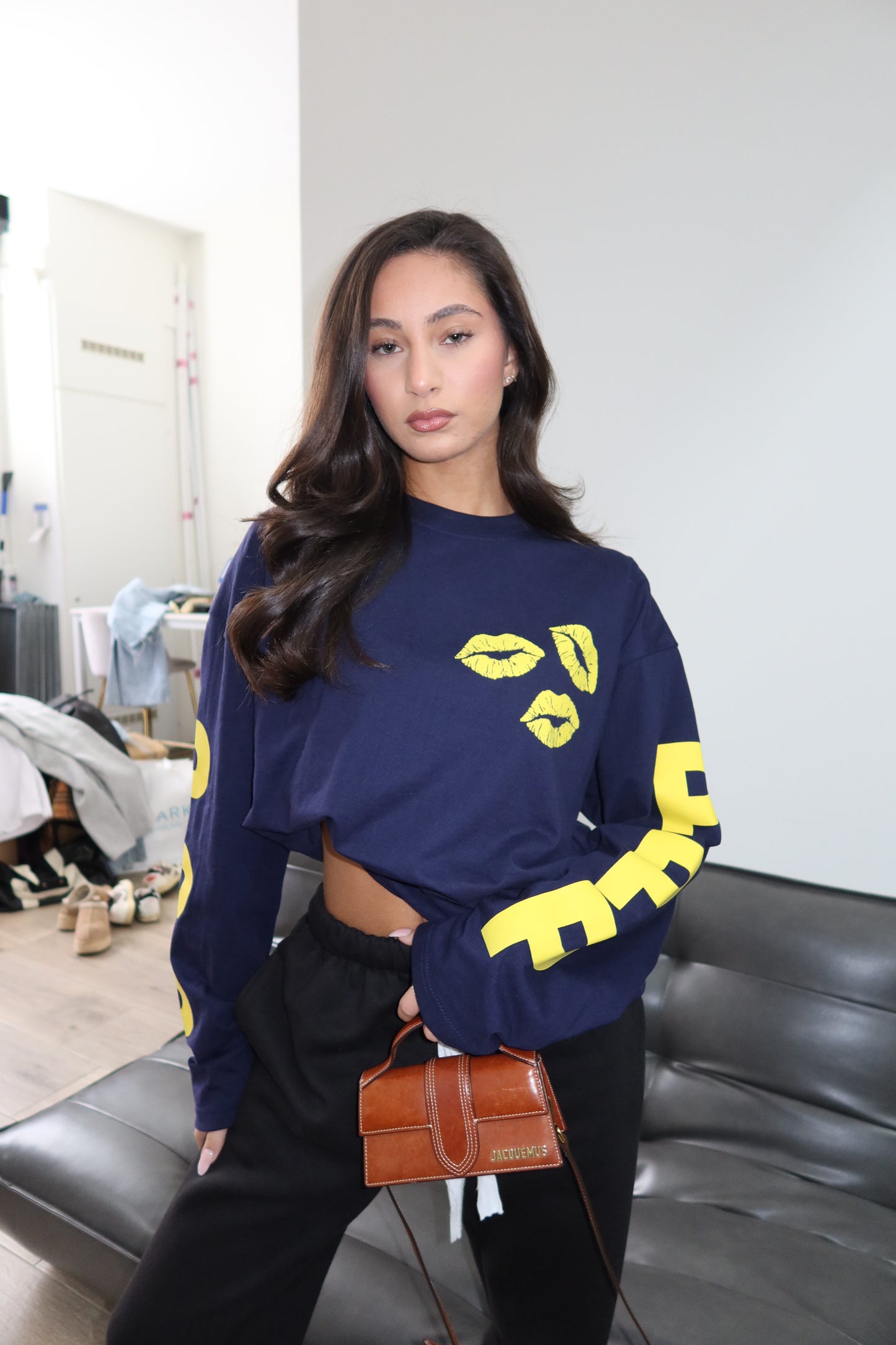Priority PPP Longsleeve t-shirt - Blauw/ Geel