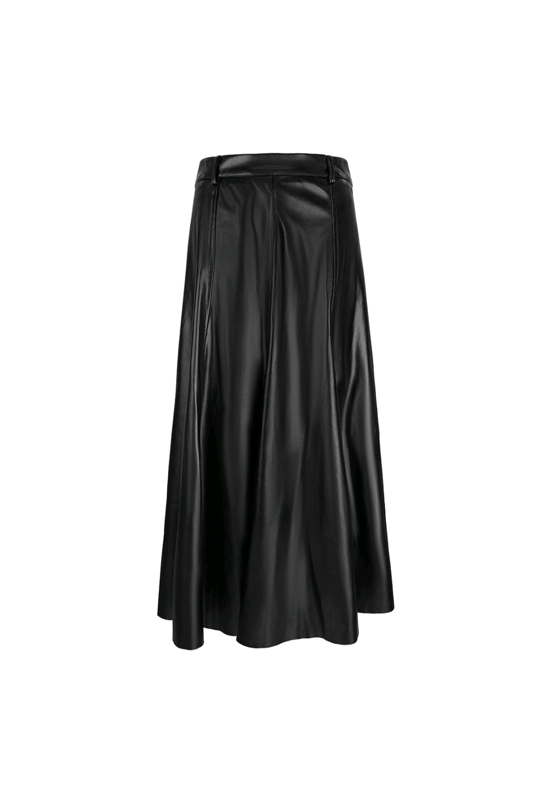 Gimme: Leatherlook/ imitatie leren rok dames - Zwart | Fall4me collectie