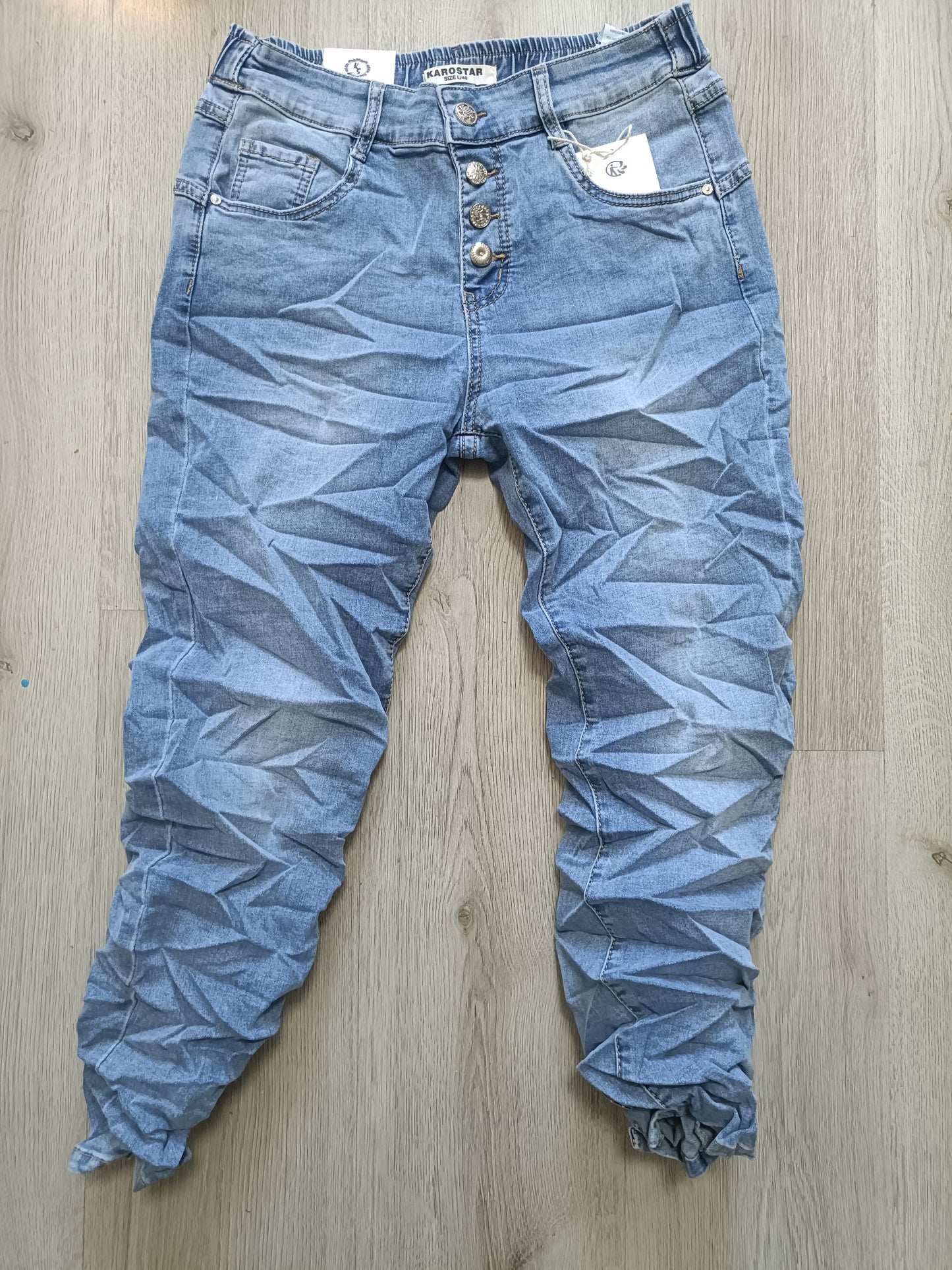 Karostar jeans met strik | Jeans & Chic collectie