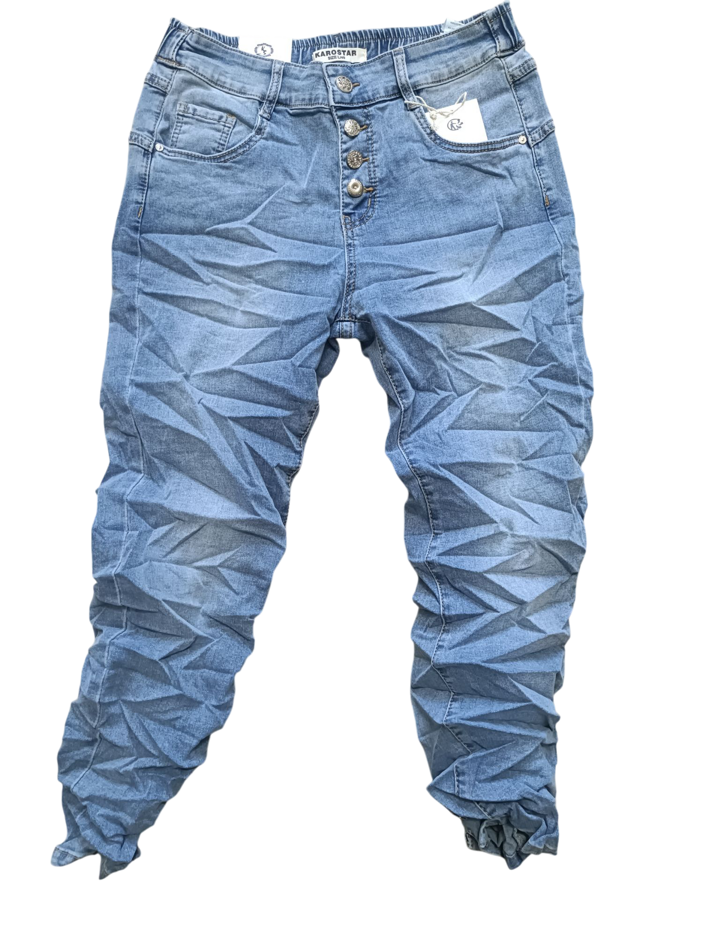 Karostar jeans met strik | Jeans & Chic collectie