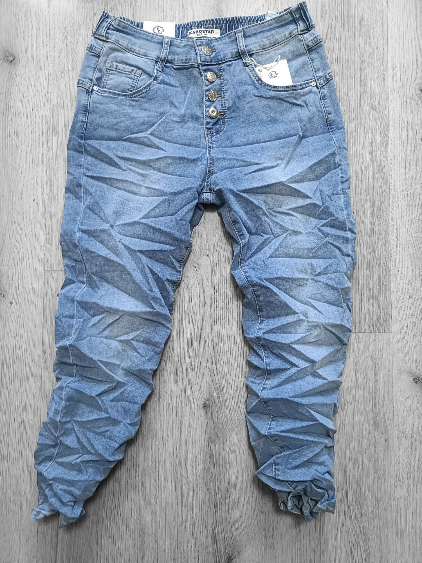 Karostar jeans met strik | Jeans & Chic collectie