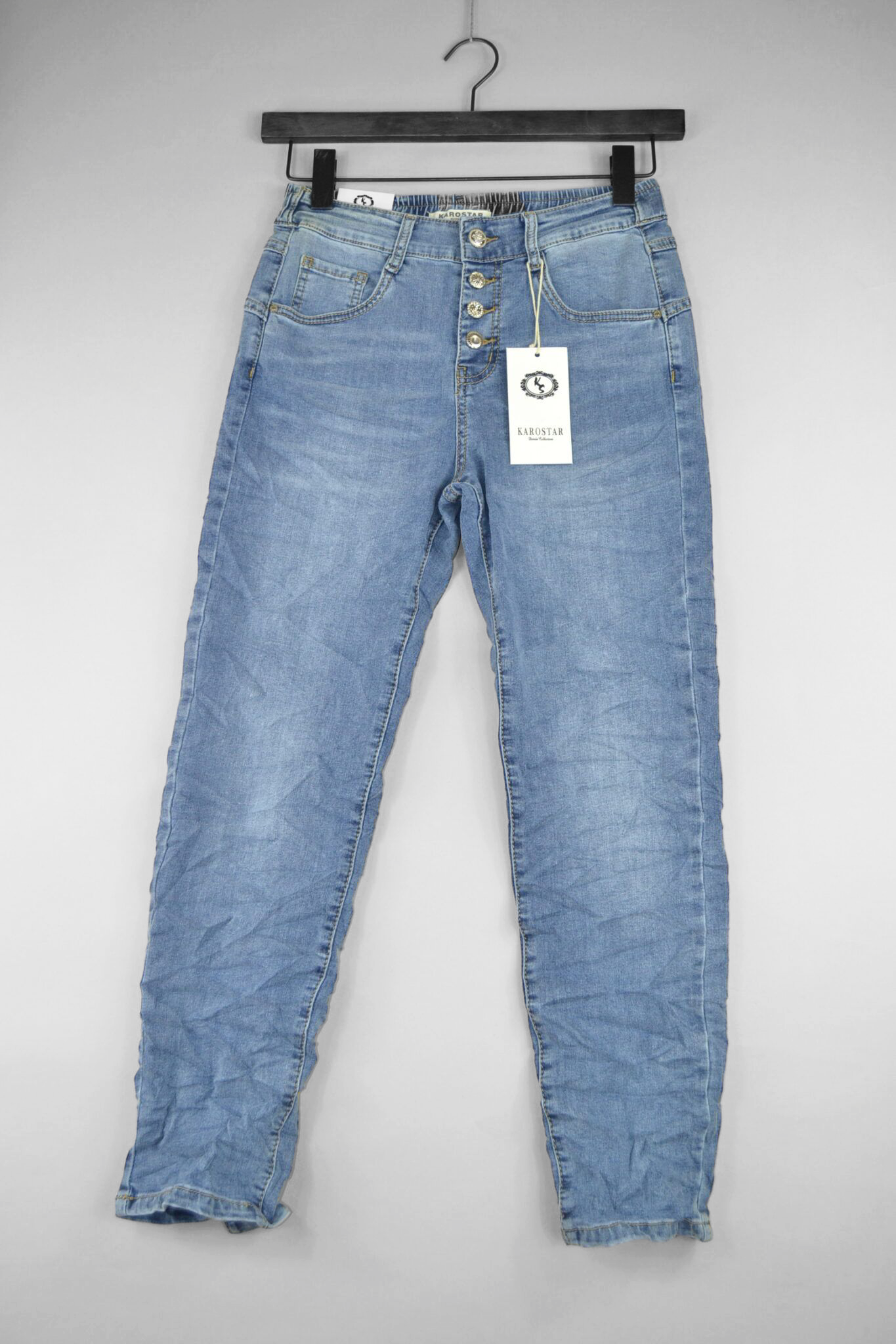 Karostar jeans met strik | Jeans & Chic collectie