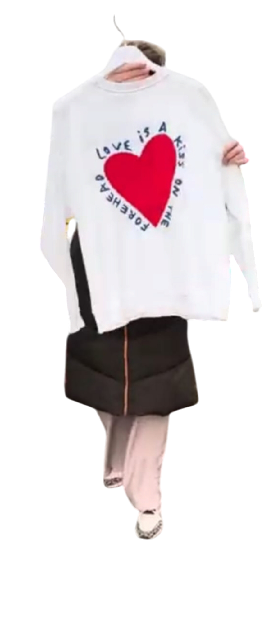 Mooij - Off-white dames sweater "Love" | Selflove collectie