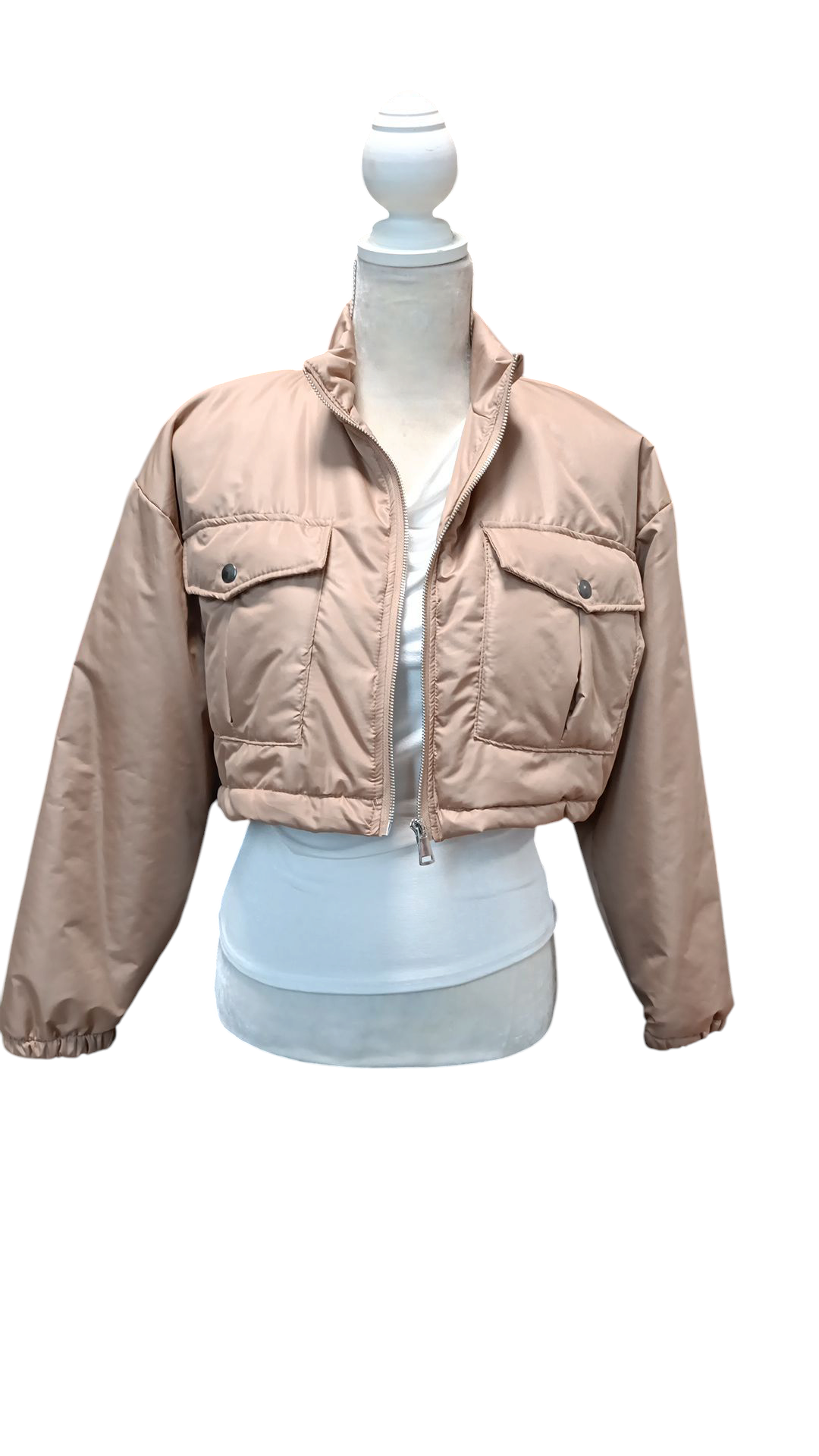 Cropped bomberjack dames - Panterprint | Animal collectie