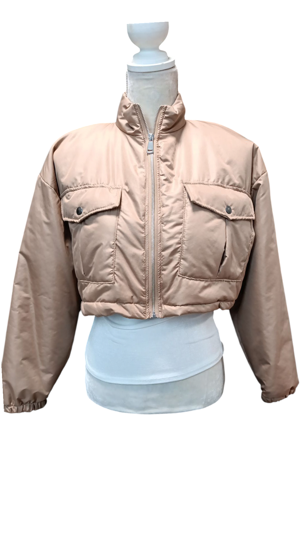 Cropped bomberjack dames - Panterprint | Animal collectie