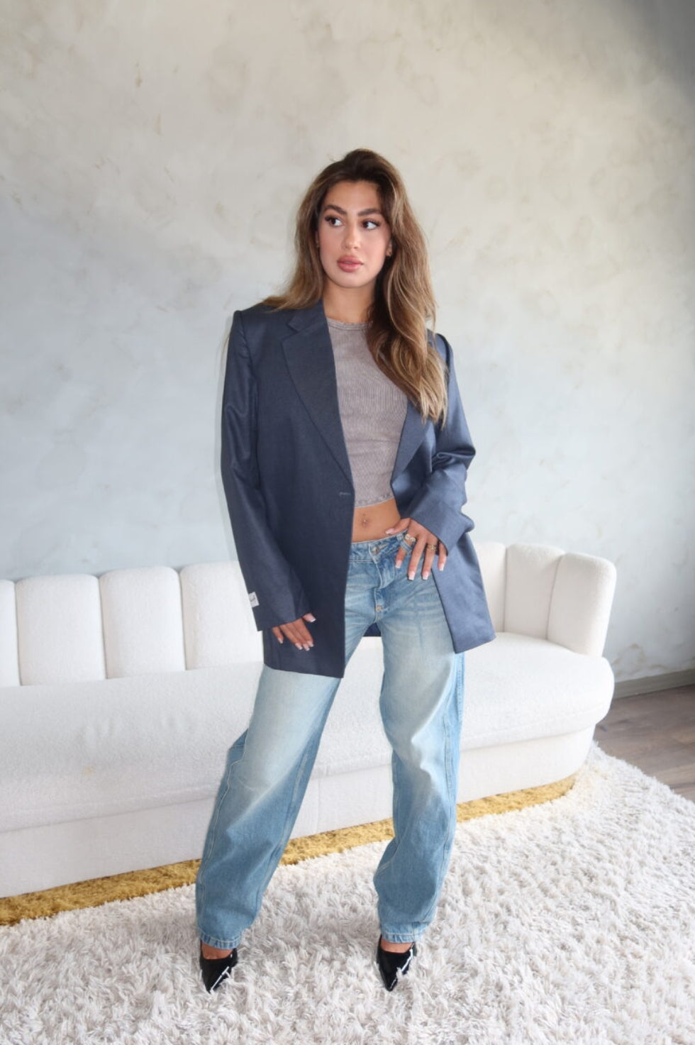 Priority Blazer (third edition) - Denim blue / Jeans blauw