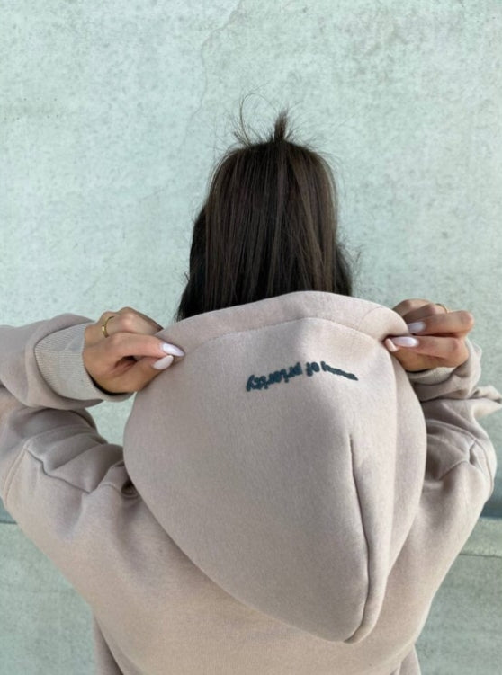 Priority hoodie: Make me a Priority - Gucci Beige
