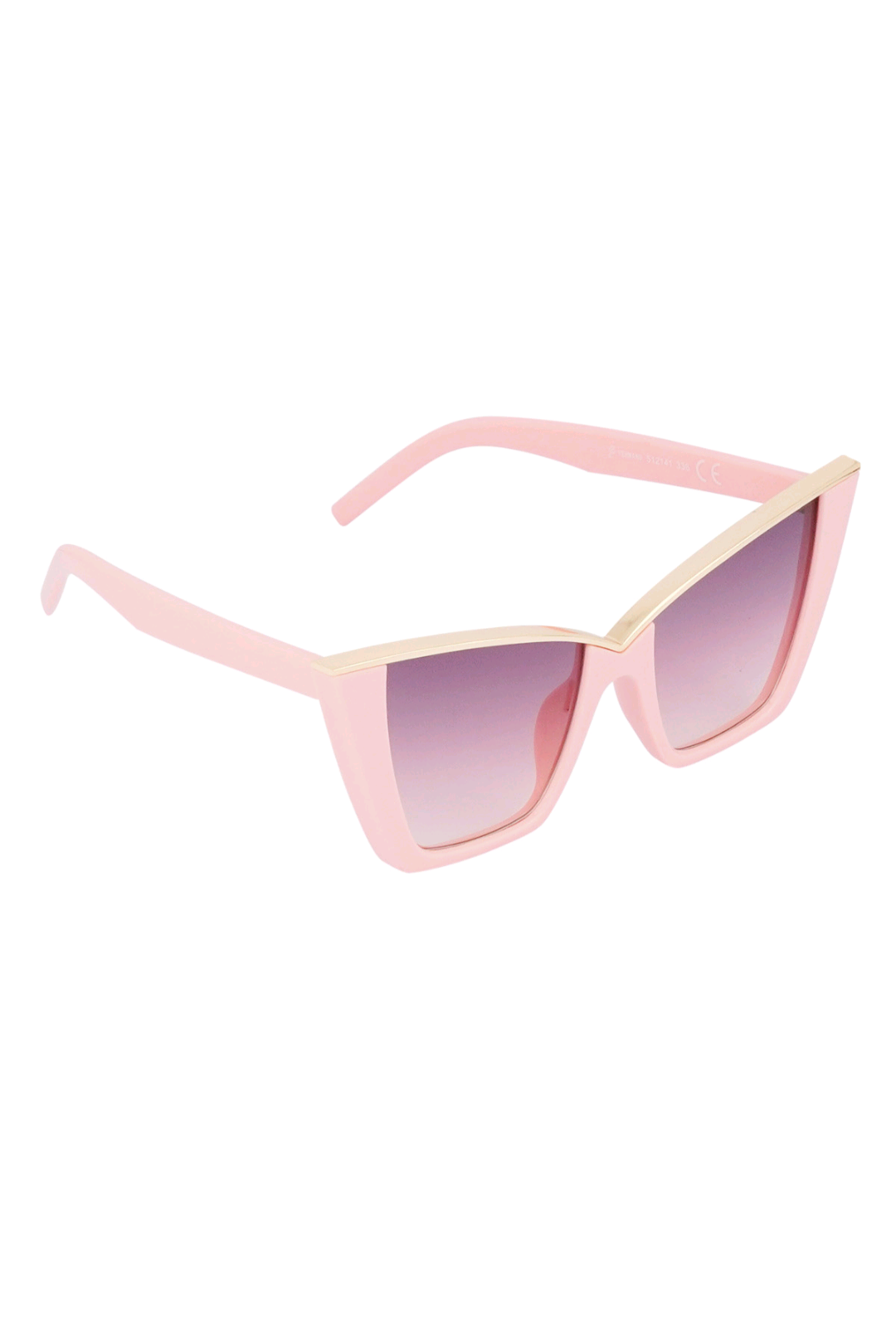 Roze chique dames zonnebril