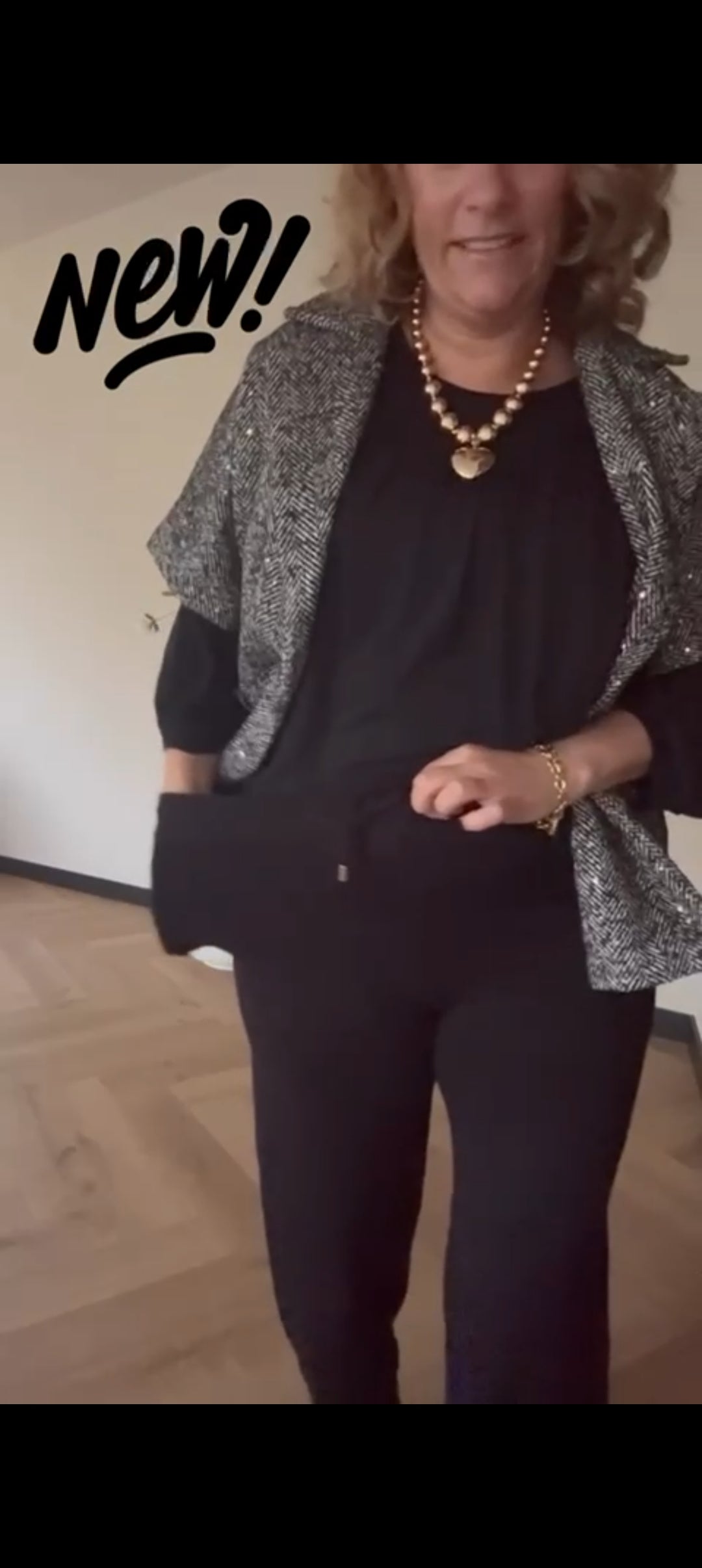 Comfy gebreide broek dames - Zwart | Fall4me collectie 2.0