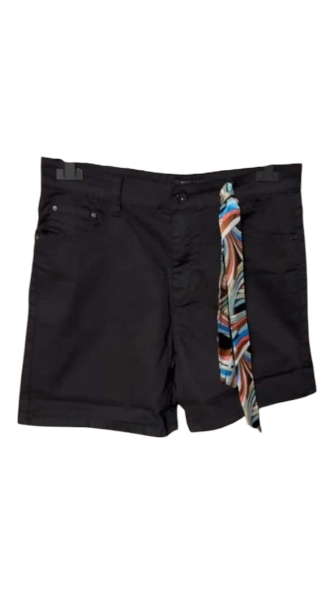 BBS Jeans fashion Shorts voor dames met sjaaltje.