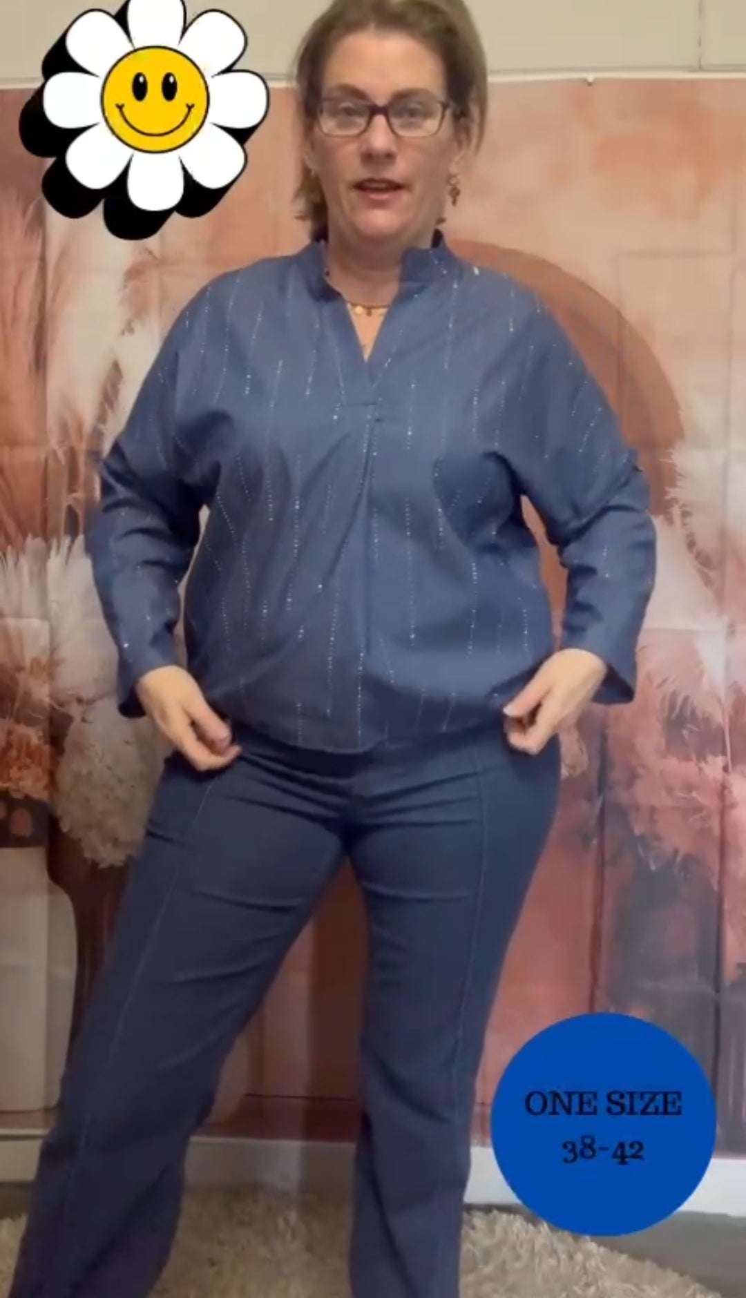 Denimtop met strass – combineerbaar met alles