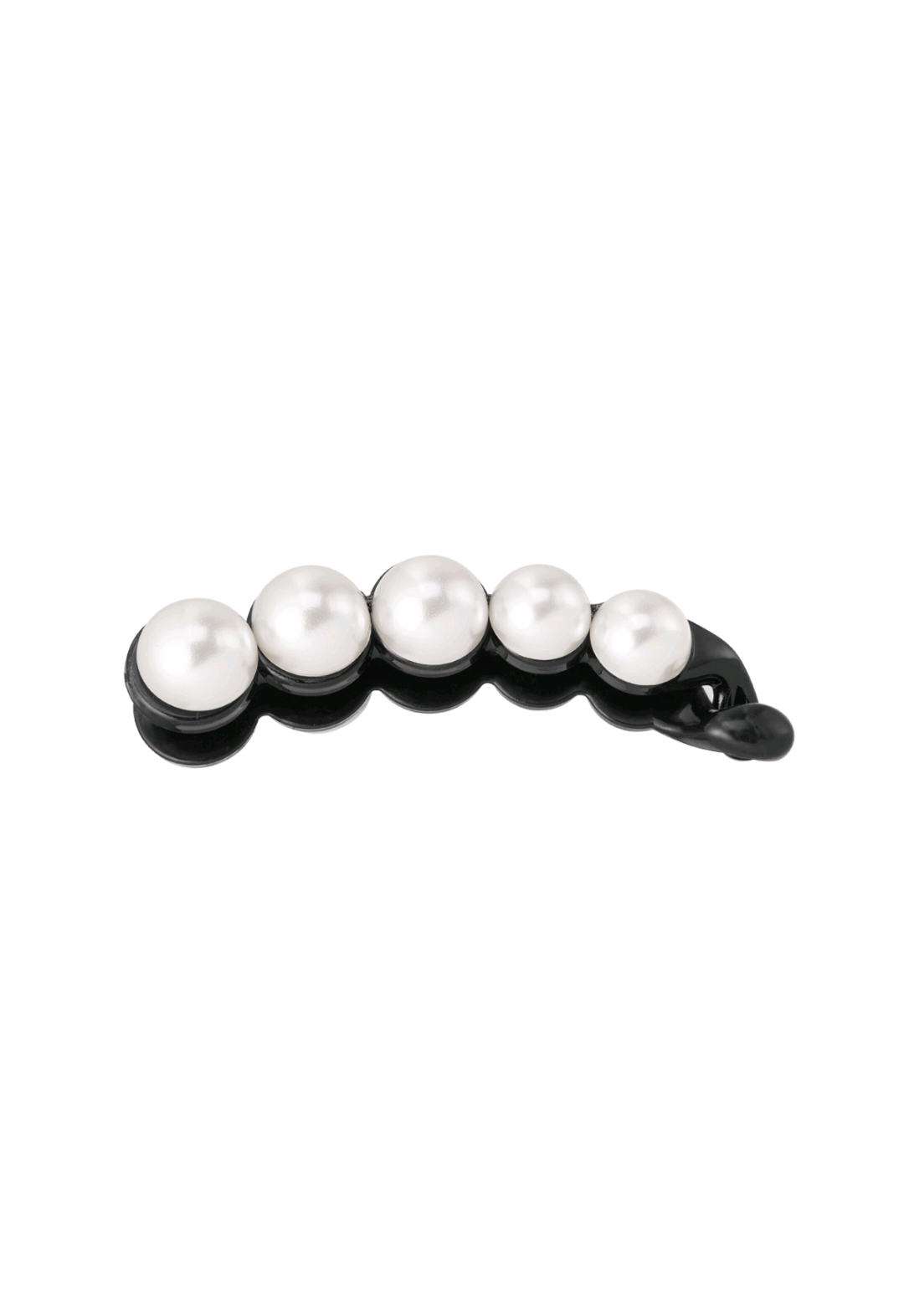 Haarklem dames parels haarklemmen klein dames haaraccessoires - Zwart | Tee Time collectie