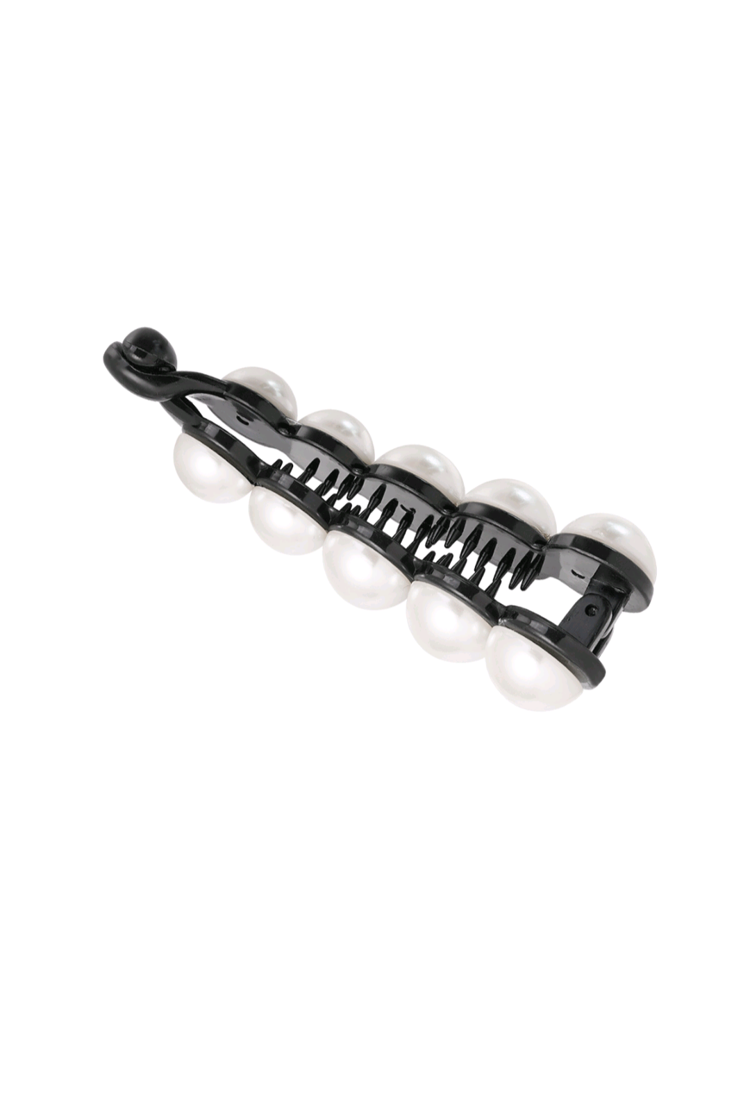 Haarklem dames parels haarklemmen klein dames haaraccessoires - Zwart | Tee Time collectie