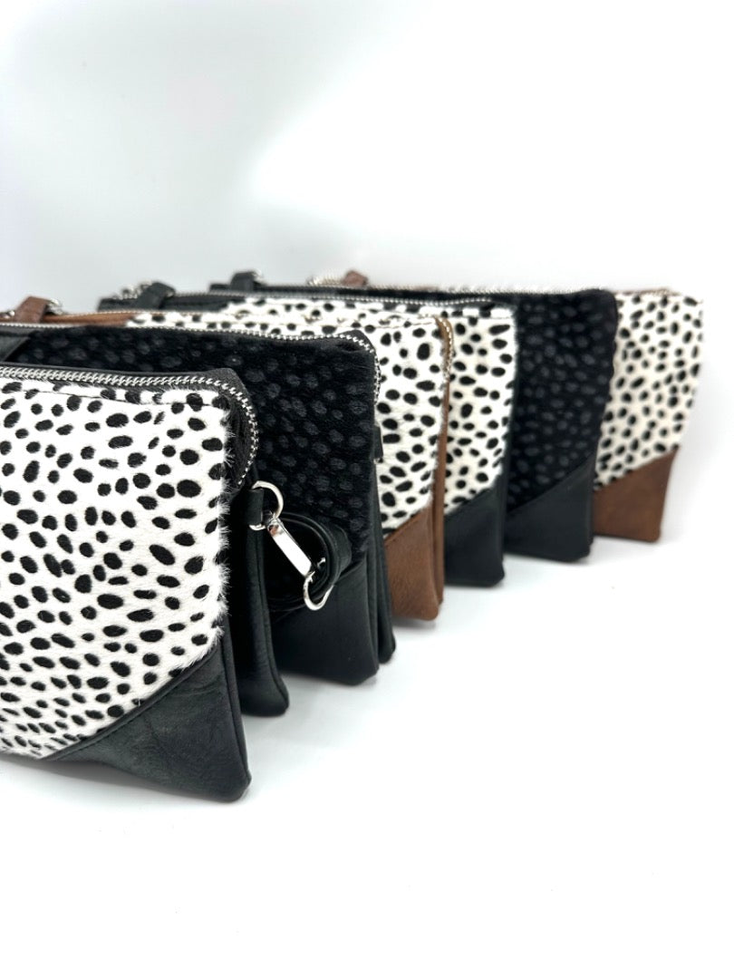 Kleine dames schoudertas/ crossbody - zwart | Festival Ready collectie