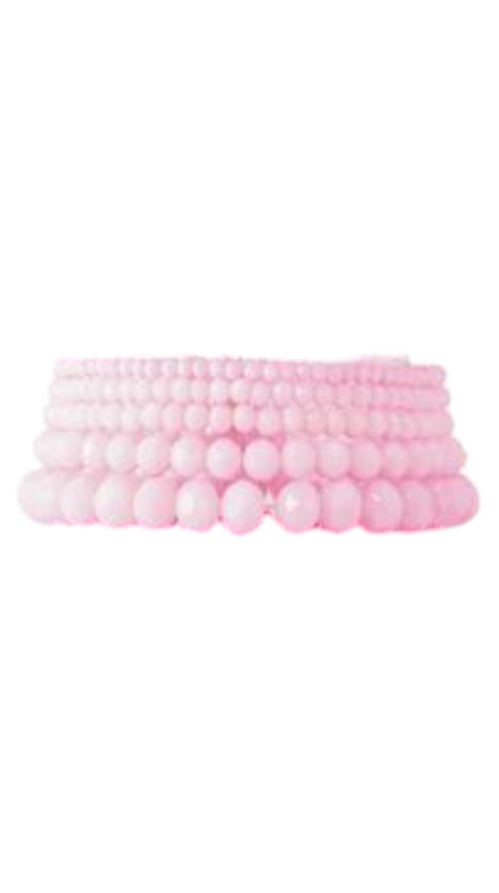 Kralen armband dames glaskralen armbandjes set01
