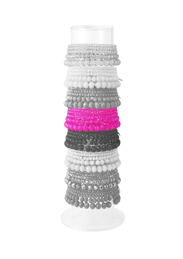 Kralen armband dames glaskralen armbandjes set01