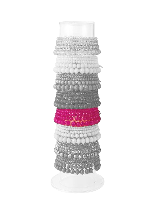 Kralen armband dames glaskralen armbandjes set01