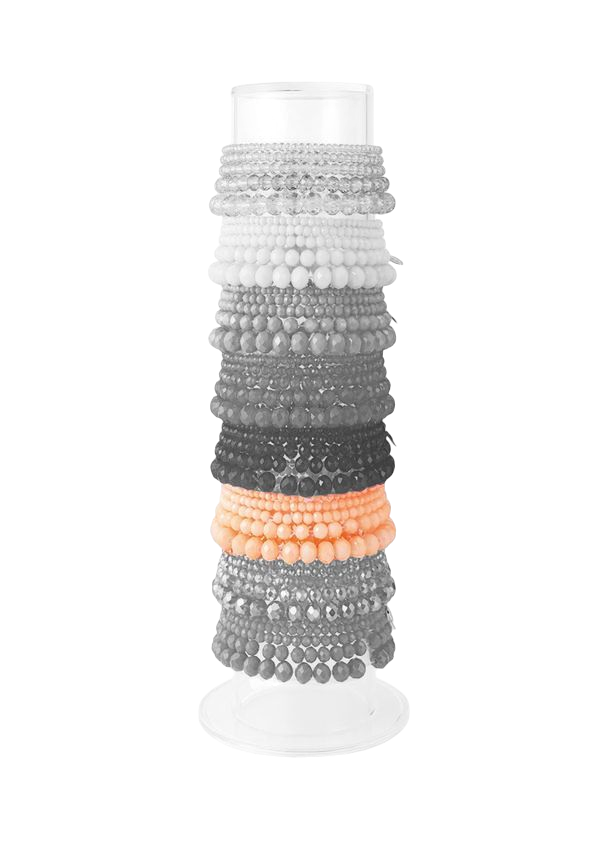 Kralen armband dames glaskralen armbandjes set01