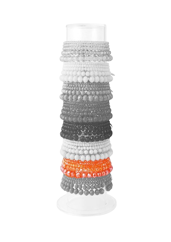 Kralen armband dames glaskralen armbandjes set01