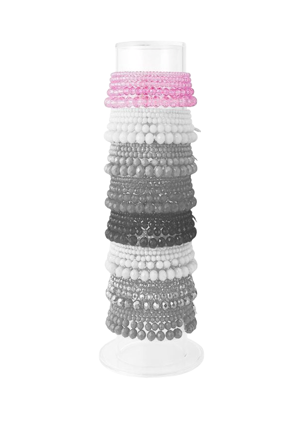 Kralen armband dames glaskralen armbandjes set01