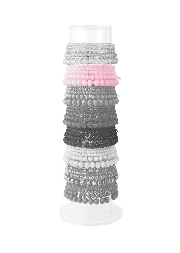 Kralen armband dames glaskralen armbandjes set01