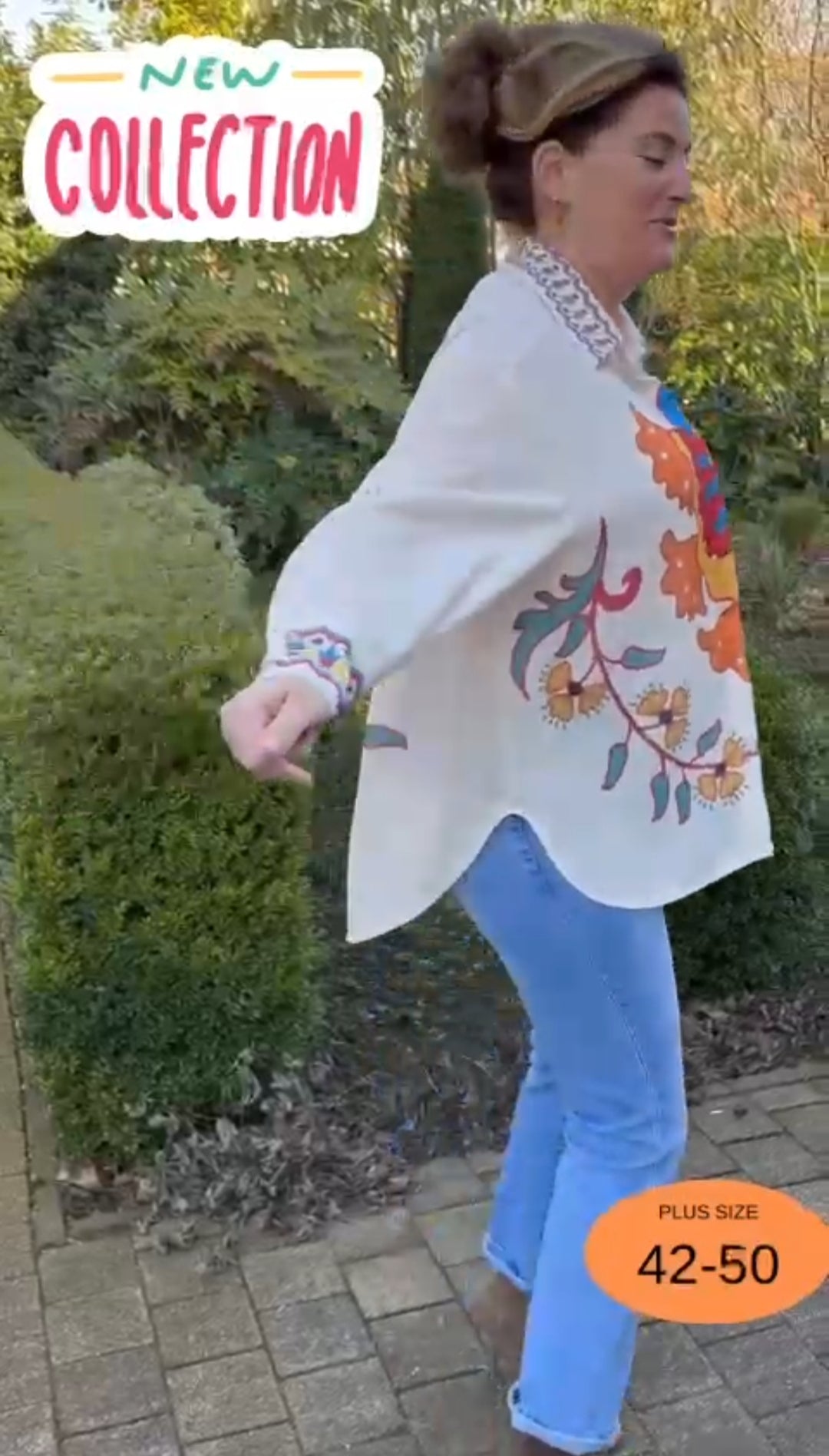 Grote maten blouse dames – western geïnspireerd