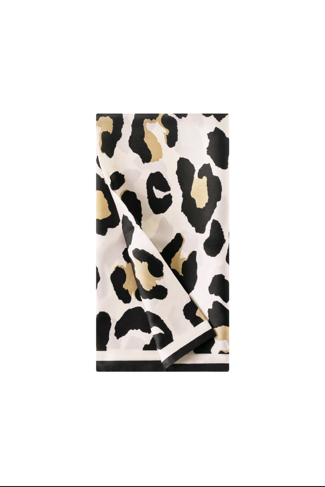 Nek sjaaltje voor dames/neksjaaltje Leo print - Beige