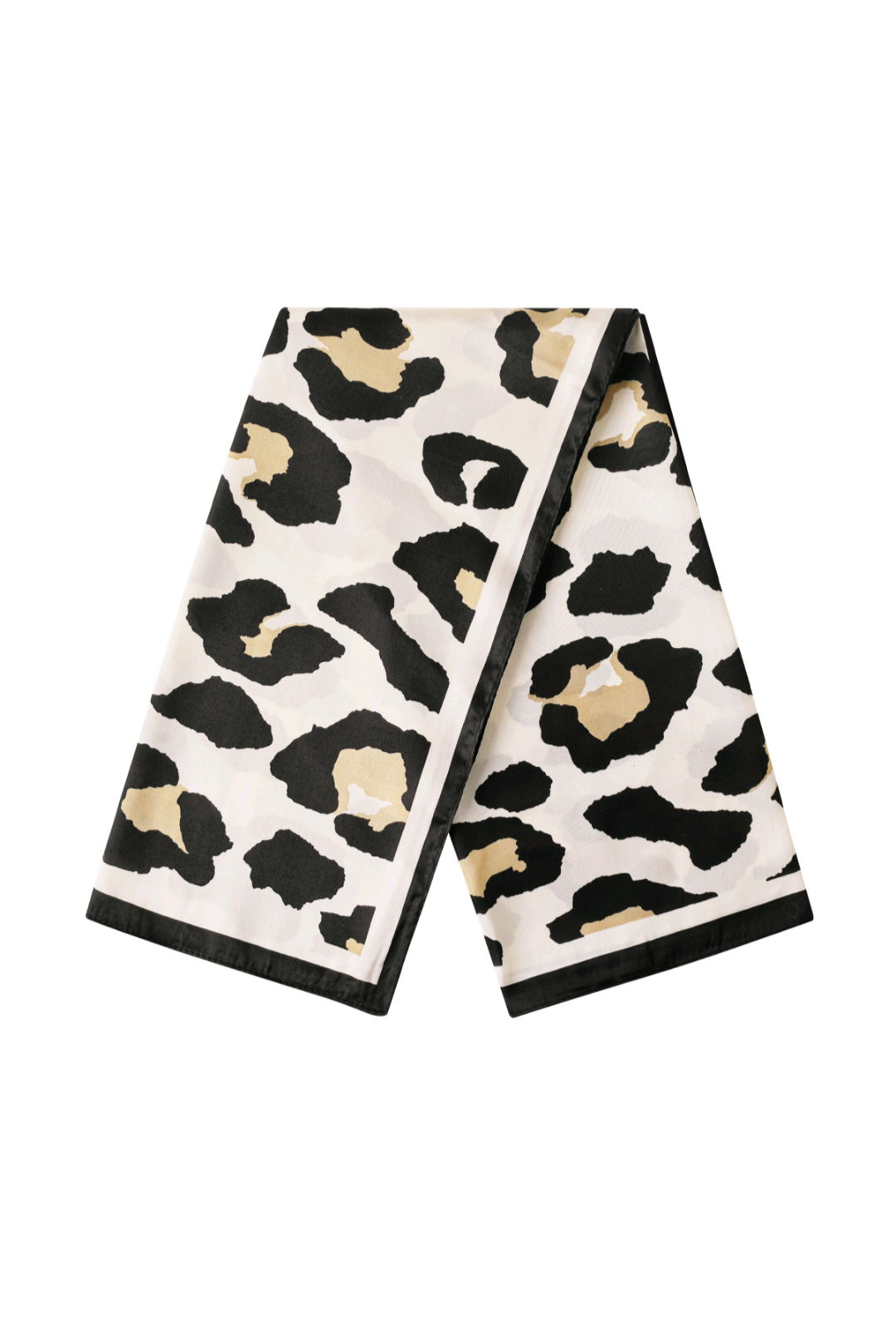 Neksjaaltje voor dames/nek sjaaltje Leo - Beige kleur
