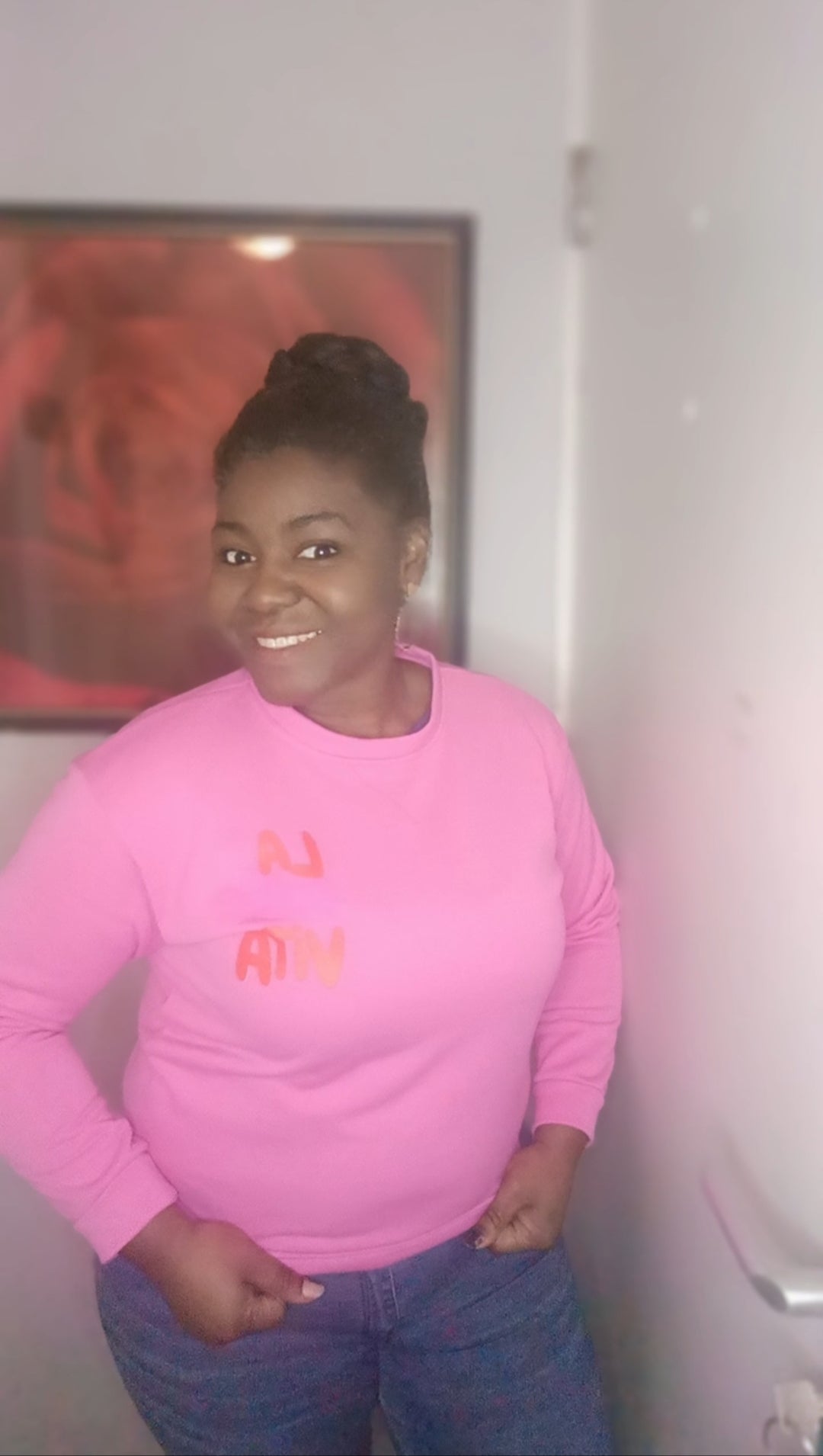 Mooij dames sweater "La Dolce Vita" - Roze | Colourful Sweaters collectie
