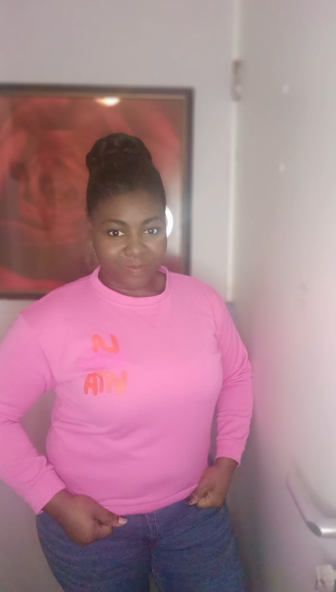 Mooij dames sweater "La Dolce Vita" - Roze | Colourful Sweaters collectie