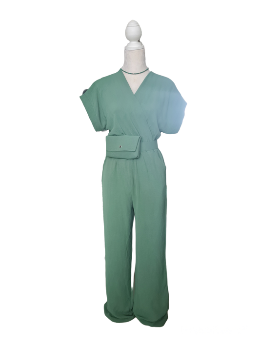 Festival Jumpsuit - Olijfgroen