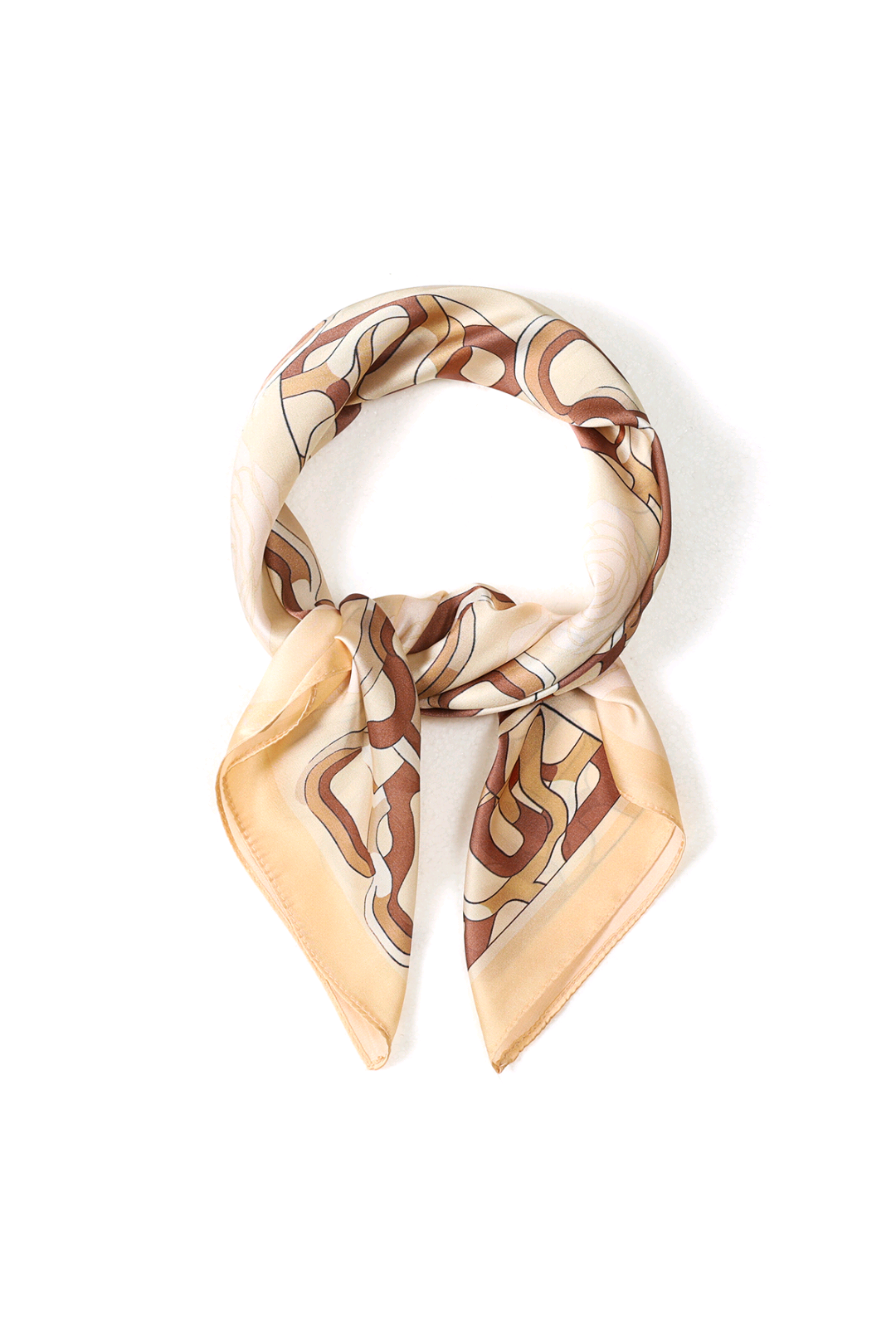 Nek sjaaltje dames; Delicate chains - Lichtbeige