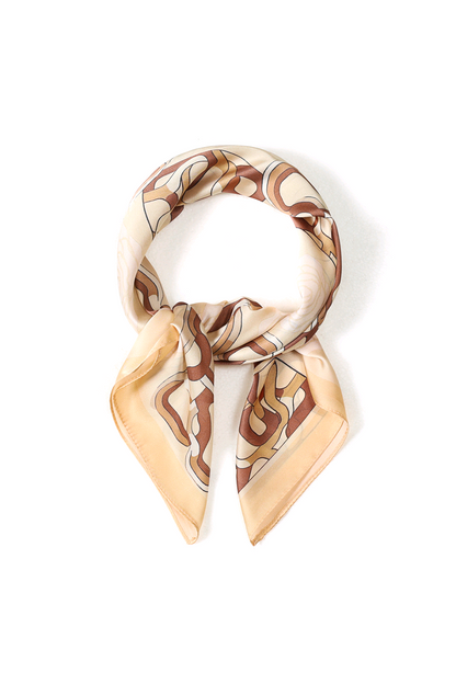 Nek sjaaltje dames; Delicate chains - Lichtbeige