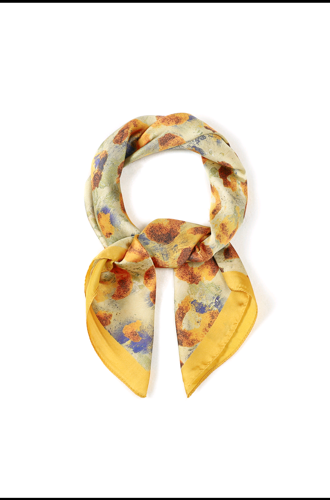 Nek sjaaltje dames Adventurous Leopard - Geel