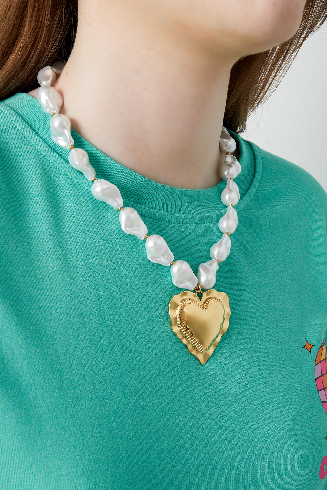 Parel liefde ketting