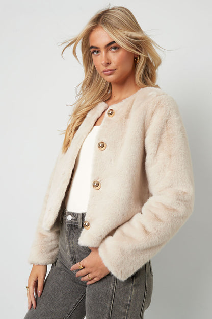Faux Fur Jas dames - 3 kleuren 