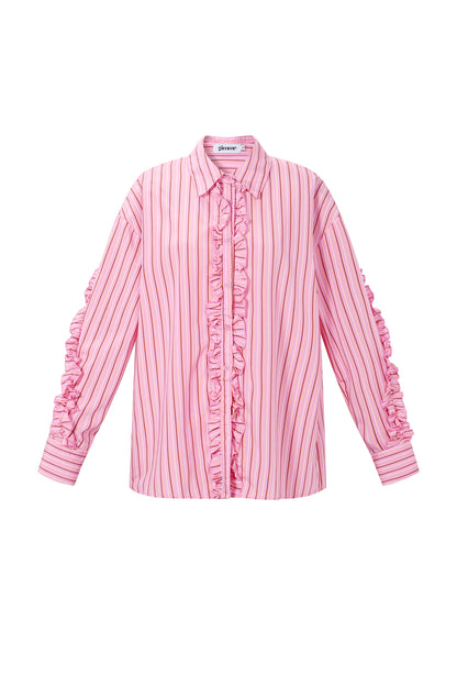 Blouse met ruches