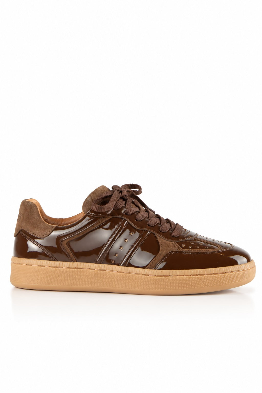 DWRS Label sneakers Mirabel Verniz - Donker bruin