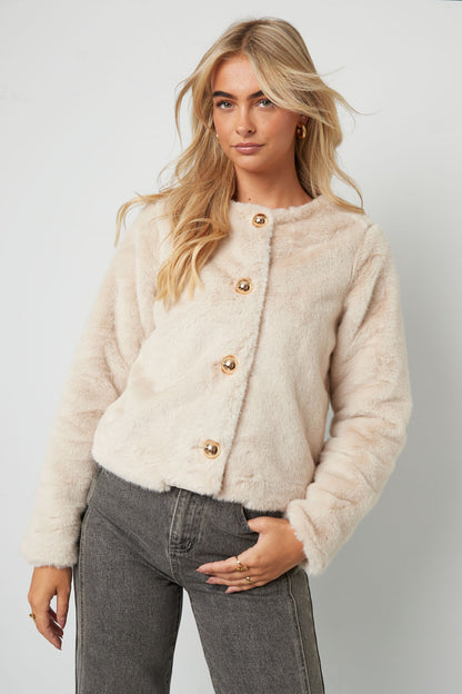 Faux Fur Jas dames - 3 kleuren 