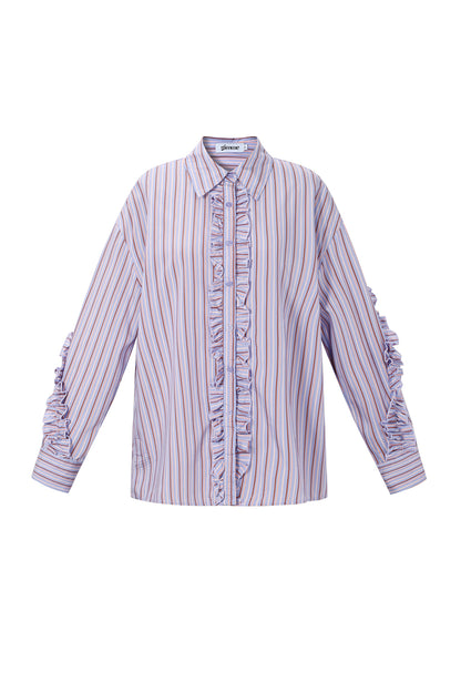 Blouse met ruches