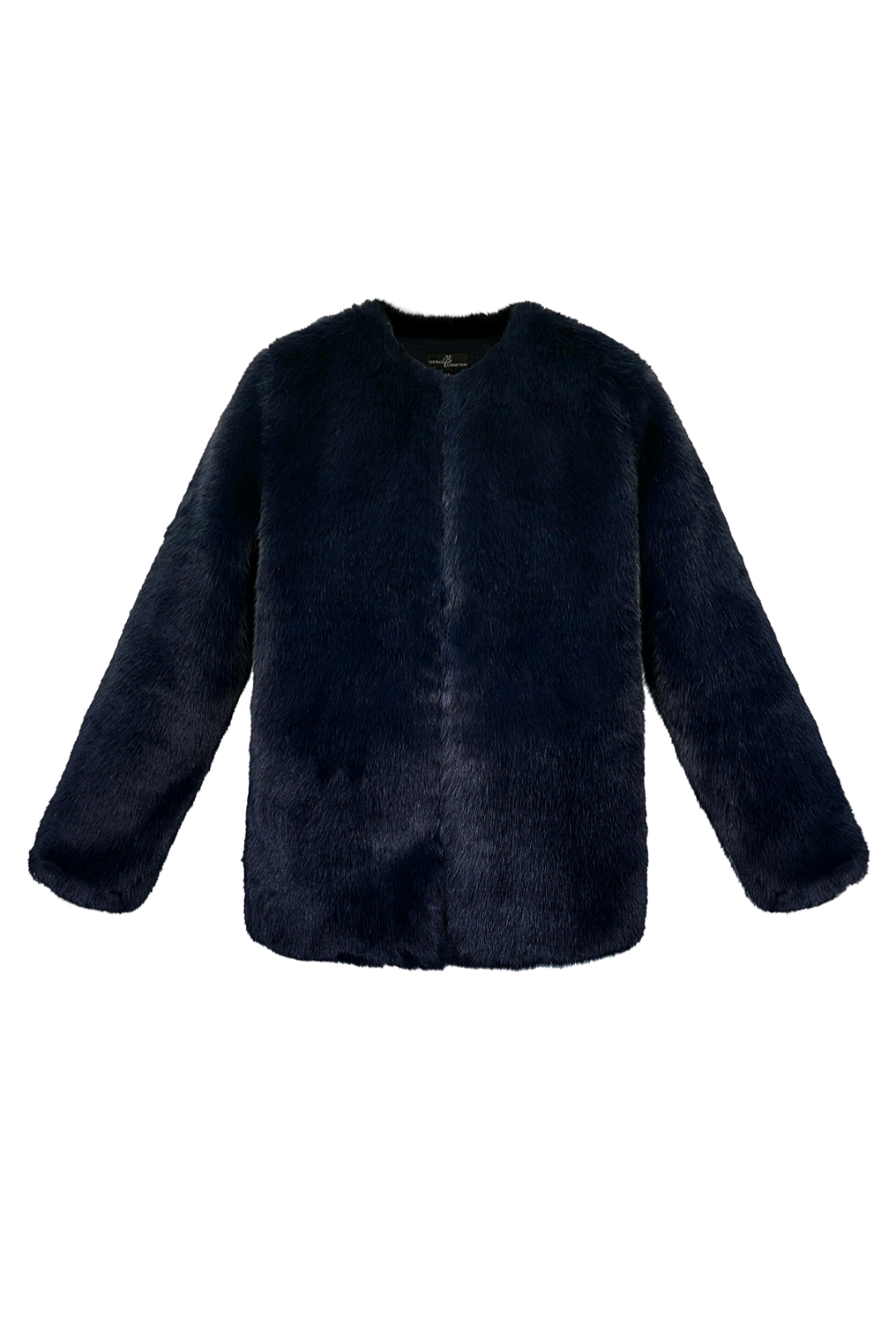 Faux fur jas dames - Blauw (Navy)| Fall4Me collectie