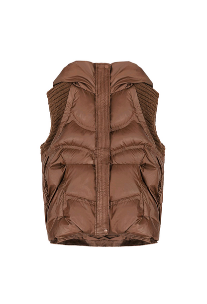 Dames bodywarmer - Bruin | Fall4Me collectie