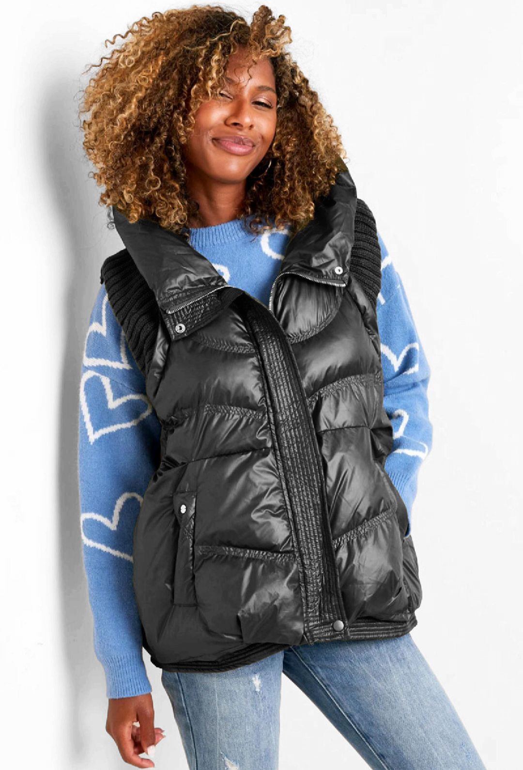 Dames bodywarmer - Zwart | Fall4Me collectie