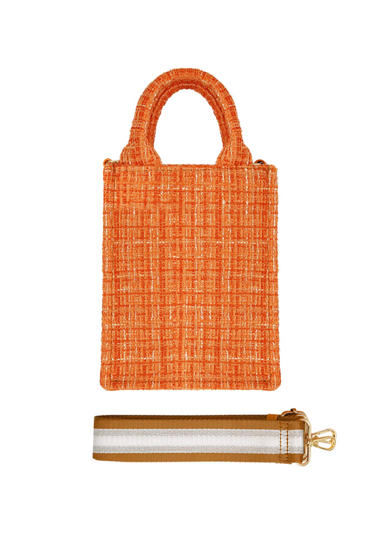 Crossbody tas dames crossbodytas oranje 